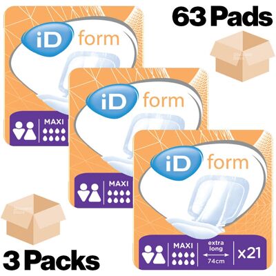 Ontex ID Expert Form Maxi - Incontinence Pads - 21 pcs Ontex ID Expert Form Maxi - Incontinence Pads - 21 pcs
