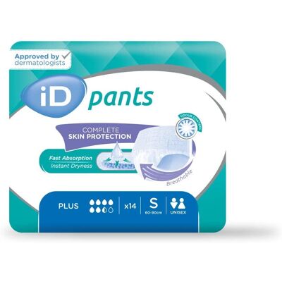 Id Pants Plus T-S 14uts - Pantalones de Incontinencia Id Pants Plus T-S 14uts - Pantalones de Incontinencia