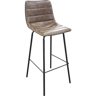 Tabouret de bar Brooklyn Urban Living - Kaki - Métal - Style Moderne - Publicité Tabouret de bar Brooklyn Urban Living - Kaki - Métal - Style Moderne - Publicité