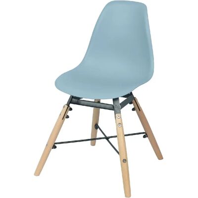 URBAN LIVING Judy - Bleu - Design scandinave - Chaise enfant - Publicité URBAN LIVING Judy - Bleu - Design scandinave - Chaise enfant - Publicité