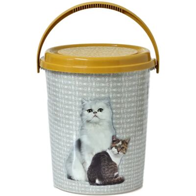 Fornord - Cat Food Bucket - Airtight - 11L - Seau - Publicité Fornord - Cat Food Bucket - Airtight - 11L - Seau - Publicité