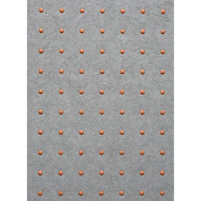 Arte International Le Corbusier Tapete Dots - Grau & Orange - Tapete Arte International Le Corbusier Tapete Dots - Grau & Orange - Tapete