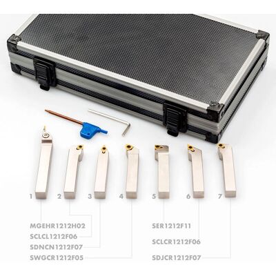 MW-Tech - DBS0712 - 12 x 12 mm - Ensemble d'outils de tournage - Publicité MW-Tech - DBS0712 - 12 x 12 mm - Ensemble d'outils de tournage - Publicité