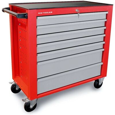 MW Tools GW207 - Armoire à outils 7 tiroirs, Rouge et gris - Publicité MW Tools GW207 - Armoire à outils 7 tiroirs, Rouge et gris - Publicité