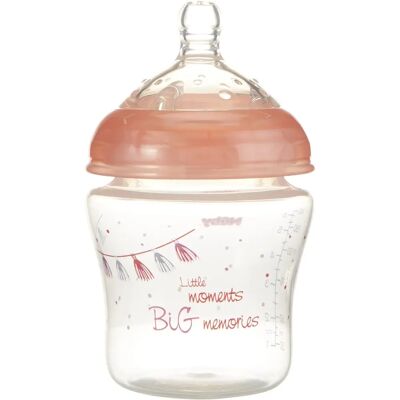 Biberón Little Moments Nuby - Rosa - Biberón Biberón Little Moments Nuby - Rosa - Biberón