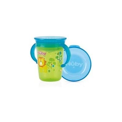 Copo Infantil Nuby Verde - Sem BPA, Anti-gotas, Duas Alças Copo Infantil Nuby Verde - Sem BPA, Anti-gotas, Duas Alças