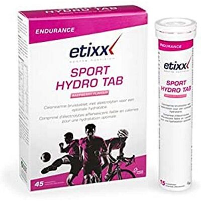Etixx Marchio Hydro Tab 45 Lampone - Compresse effervescenti Etixx Marchio Hydro Tab 45 Lampone - Compresse effervescenti