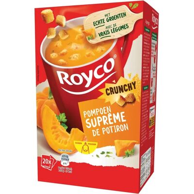 Royco Modèle Suprême de Potiron - Soupe - Préparation instantanée, 20 sachets - Publicité Royco Modèle Suprême de Potiron - Soupe - Préparation instantanée, 20 sachets - Publicité
