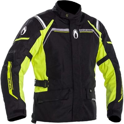 Chaqueta textil impermeable para motocicletas Richa Storm 2 - Negro Amarillo (XL) Chaqueta textil impermeable para motocicletas Richa Storm 2 - Negro Amarillo (XL)