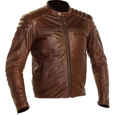 Richa Daytona 2 Motorsykkel Lærjakke - Brun - 54 Richa Daytona 2 Motorsykkel Lærjakke - Brun - 54