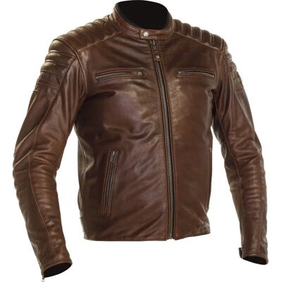 Richa Daytona 2 Motorcycle Leather Jacket - Brown - Size 58 Richa Daytona 2 Motorcycle Leather Jacket - Brown - Size 58