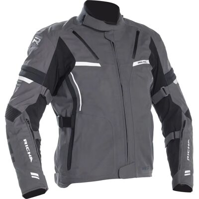 Veste textile de moto imperméable Richa Arc Gore-Tex - Noir Gris - S - Publicité Veste textile de moto imperméable Richa Arc Gore-Tex - Noir Gris - S - Publicité
