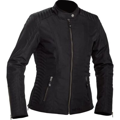 Richa Lausanne Wasserdichte Damen Motorrad Textiljacke - Schwarz - 2XL Richa Lausanne Wasserdichte Damen Motorrad Textiljacke - Schwarz - 2XL
