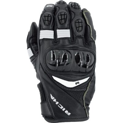 Richa Rotate Motorrad Handschuhe - Schwarz Weiss - 4XL - Unisex Richa Rotate Motorrad Handschuhe - Schwarz Weiss - 4XL - Unisex