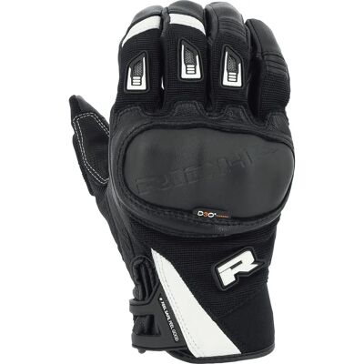Richa Magma 2 Motorrad Handschuhe - Schwarz Weiß - 4XL Richa Magma 2 Motorrad Handschuhe - Schwarz Weiß - 4XL