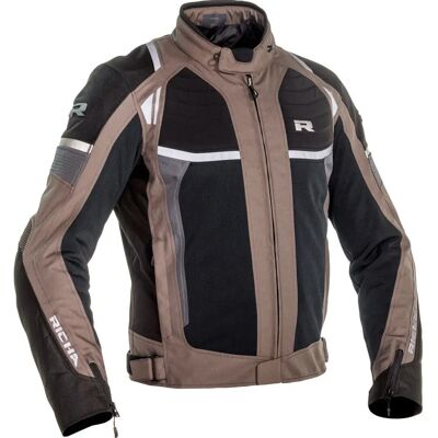 Veste textile imperméable Richa Airstream-X - Noir Marron - S - Publicité Veste textile imperméable Richa Airstream-X - Noir Marron - S - Publicité