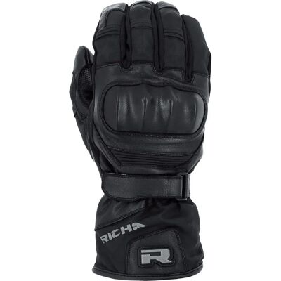 Richa Nasa 2 Waterproof Motorcycle Gloves - Black - L - Unisex Richa Nasa 2 Waterproof Motorcycle Gloves - Black - L - Unisex