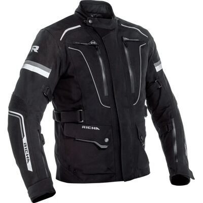 Richa Infinity 2 Pro Motorcycle Textile Jacket - Black-Grey-White - 2XL Richa Infinity 2 Pro Motorcycle Textile Jacket - Black-Grey-White - 2XL