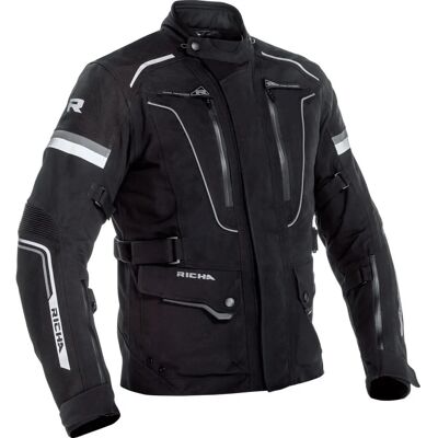 Richa Infinity 2 Pro Motorcycle Textile Jacket - Black-Grey-White - 3XL Richa Infinity 2 Pro Motorcycle Textile Jacket - Black-Grey-White - 3XL