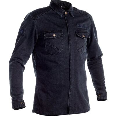 Richa Hamada Motorcycle Overshirt - Blue - Slim Fit - Motorcycle Overshirt Richa Hamada Motorcycle Overshirt - Blue - Slim Fit - Motorcycle Overshirt