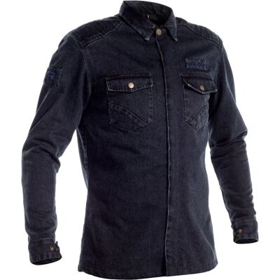 Richa Hamada Blue Motorcycle Shirt - Slim Fit - Motorcycle Shirt Richa Hamada Blue Motorcycle Shirt - Slim Fit - Motorcycle Shirt