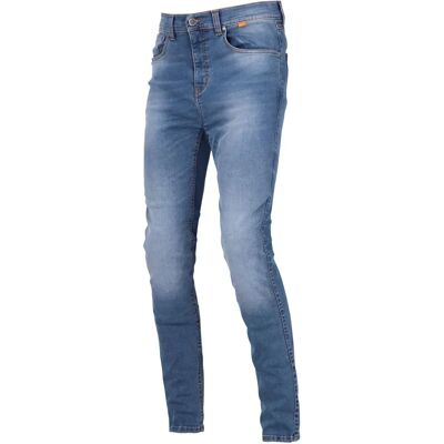 Jeans Moto Richa - Coupe Slim, Protections D3O, Bleu - Publicité Jeans Moto Richa - Coupe Slim, Protections D3O, Bleu - Publicité