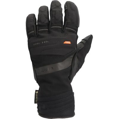 Richa Flex 2 Gore-Tex Waterproof Motorcycle Gloves - Black - S Richa Flex 2 Gore-Tex Waterproof Motorcycle Gloves - Black - S