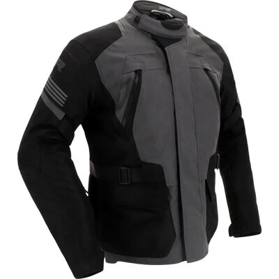 Richa Phantom 3 Wasserdichte Motorrad Textiljacke - Schwarz Grau - L Richa Phantom 3 Wasserdichte Motorrad Textiljacke - Schwarz Grau - L