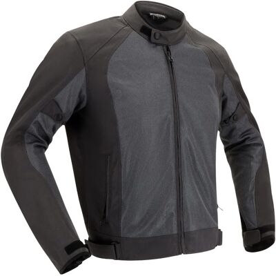Richa Airsummer Motorcycle Textile Jacket - Black-Grey - L Richa Airsummer Motorcycle Textile Jacket - Black-Grey - L