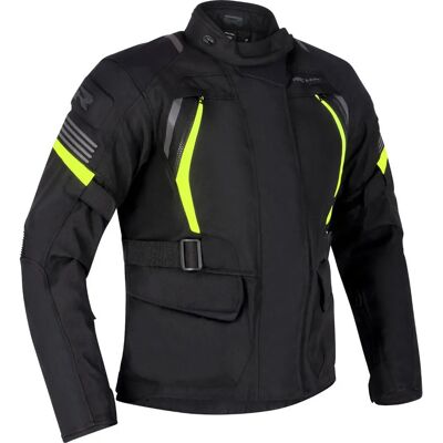 Richa Phantom 3 Waterproof Motorcycle Textile Jacket - Black-Yellow - L Richa Phantom 3 Waterproof Motorcycle Textile Jacket - Black-Yellow - L