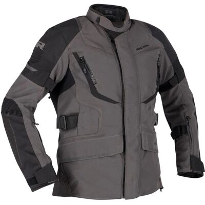 Richa Cyclone 2 Gore-Tex Wasserfeste Motorrad Textiljacke - Schwarz Grau XL Richa Cyclone 2 Gore-Tex Wasserfeste Motorrad Textiljacke - Schwarz Grau XL