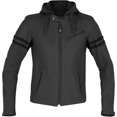 Richa Toulon Black Edition Damen Motorrad Lederjacke - Schwarz - 38 Richa Toulon Black Edition Damen Motorrad Lederjacke - Schwarz - 38