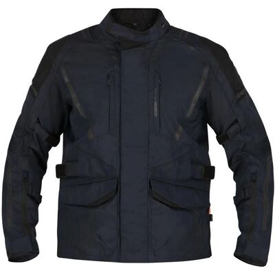 Richa Infinity 3 Wasserdichte Motorrad Textiljacke - Schwarz Blau - M Richa Infinity 3 Wasserdichte Motorrad Textiljacke - Schwarz Blau - M