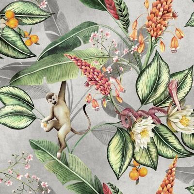 Belgravia Animal Garden Grey Wallpaper - Wallpaper Belgravia Animal Garden Grey Wallpaper - Wallpaper