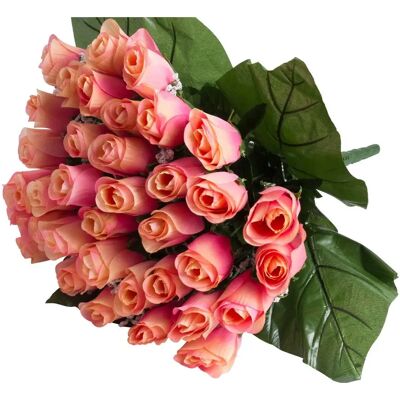 BOTANIC-HAUS - Rosenstrauß mit 36 Rosen - Rot (lachs) BOTANIC-HAUS - Rosenstrauß mit 36 Rosen - Rot (lachs)