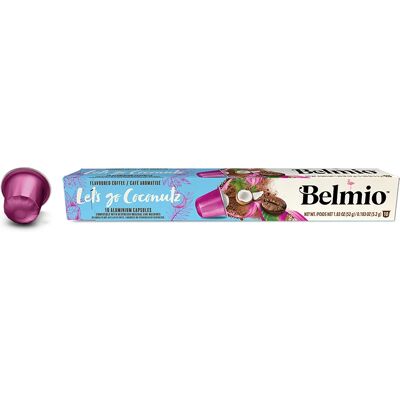 Capsules de café noix de coco Belmio Coconutz pour Nespresso - 10 pièces - Publicité Capsules de café noix de coco Belmio Coconutz pour Nespresso - 10 pièces - Publicité