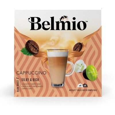 Belmio Cappuccino - 16 kapsler til Nescafe Dolce Gusto Belmio Cappuccino - 16 kapsler til Nescafe Dolce Gusto