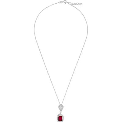 Orphelia Enora Silver Necklace with Pendant - Unisex Orphelia Enora Silver Necklace with Pendant - Unisex
