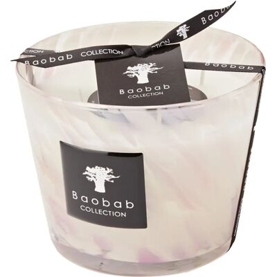 Lumânare parfumată Baobab Pearls White - 10cm, 500g Lumânare parfumată Baobab Pearls White - 10cm, 500g