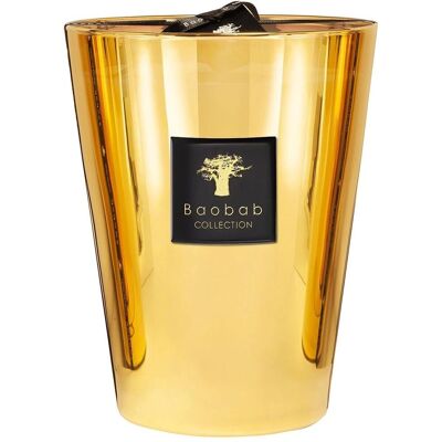 Świeca Aurum Baobab - Kwiatowa, Złote Szkło, Długi Czas Palenia Świeca Aurum Baobab - Kwiatowa, Złote Szkło, Długi Czas Palenia