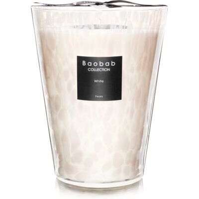 Świeca zapachowa White Pearls z kolekcji Baobab - Aromaty do domu Świeca zapachowa White Pearls z kolekcji Baobab - Aromaty do domu