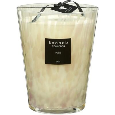 Baobab Collection Pearls White Scented Candle - Home Fragrance Baobab Collection Pearls White Scented Candle - Home Fragrance