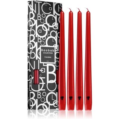 Baobab Collection Candela Red - Dekoracyjne świece do domu Baobab Collection Candela Red - Dekoracyjne świece do domu