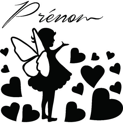 Ambiance - Sticker prénom personnalisable Fée - wall sticker - Publicité Ambiance - Sticker prénom personnalisable Fée - wall sticker - Publicité