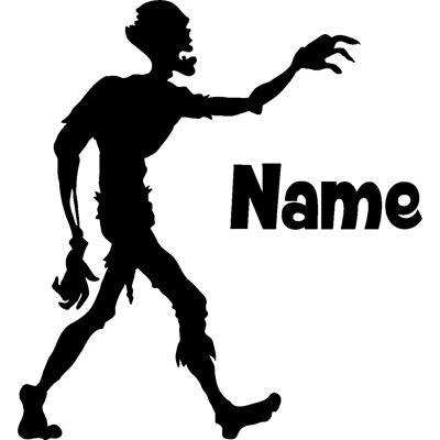 Ambiance-sticker - Sticker prénom personnalisable Zombie - Sticker - Publicité Ambiance-sticker - Sticker prénom personnalisable Zombie - Sticker - Publicité