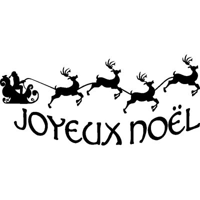 Ambiance-sticker - NoëlRennePereNoel - JoyeuxNoel - Sticker - Publicité Ambiance-sticker - NoëlRennePereNoel - JoyeuxNoel - Sticker - Publicité