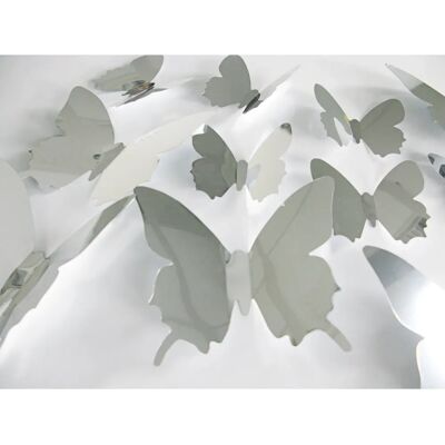 Ambiance - Papillons3D - 12x10/7.5x6.5 - 12 pezzi - Adesivi Ambiance - Papillons3D - 12x10/7.5x6.5 - 12 pezzi - Adesivi