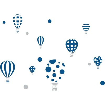 Ambiance-sticker - Montgolfières - 60x80 cm - Sticker mural - Publicité Ambiance-sticker - Montgolfières - 60x80 cm - Sticker mural - Publicité