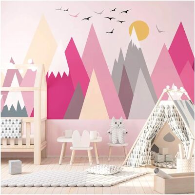 Adesivo Murale Montagne Scandinave Martika - Bambini - 80x120cm Adesivo Murale Montagne Scandinave Martika - Bambini - 80x120cm