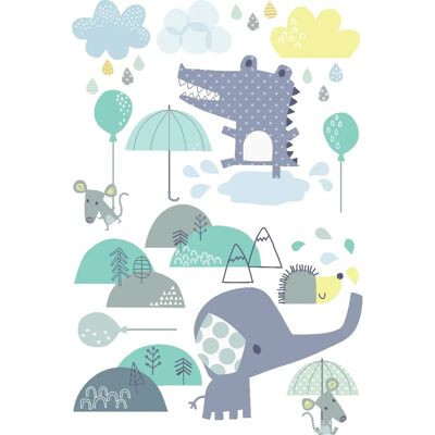 Ambiance-sticker - Stickers animaux et parapluies magiques - Sticker - Publicité Ambiance-sticker - Stickers animaux et parapluies magiques - Sticker - Publicité